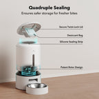 WiFi Automatic Pet Feeder, 5 Liter Timed Food Dispenser with App Scheduling and Single or Dual Bowls source image 10