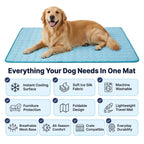 Self-Cooling Dog Mat in Three Crate-Friendly Sizes, Ice Silk Surface for Indoor, Car and Summer Rest source image 10