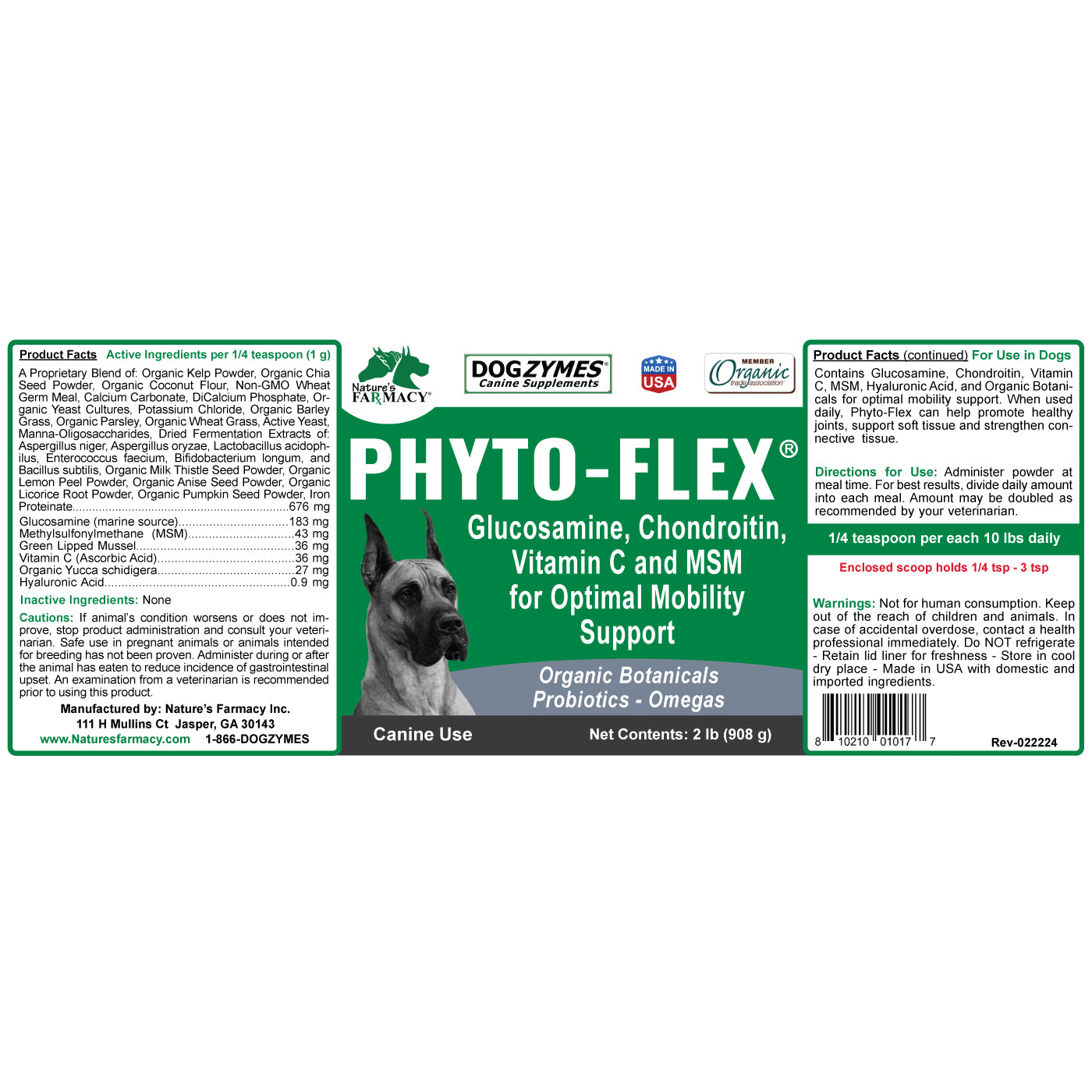 Dog Joint Support Supplement for Daily Mobility, Glucosamine and MSM Powder or Capsule Formats source image 10
