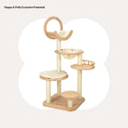 Transformable Cat Tree for Large Cats, Modular Tower with Hammock and Three Flexible Layouts for Multi-Cat Homes source image 10