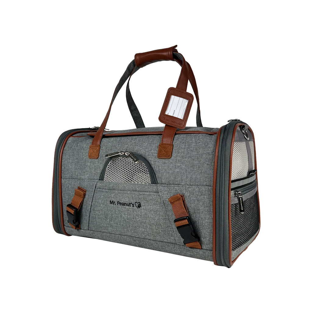 Soft-Sided Airline Pet Carrier for Cats and Small Dogs with Mesh Ventilation and Expandable Port product image 10
