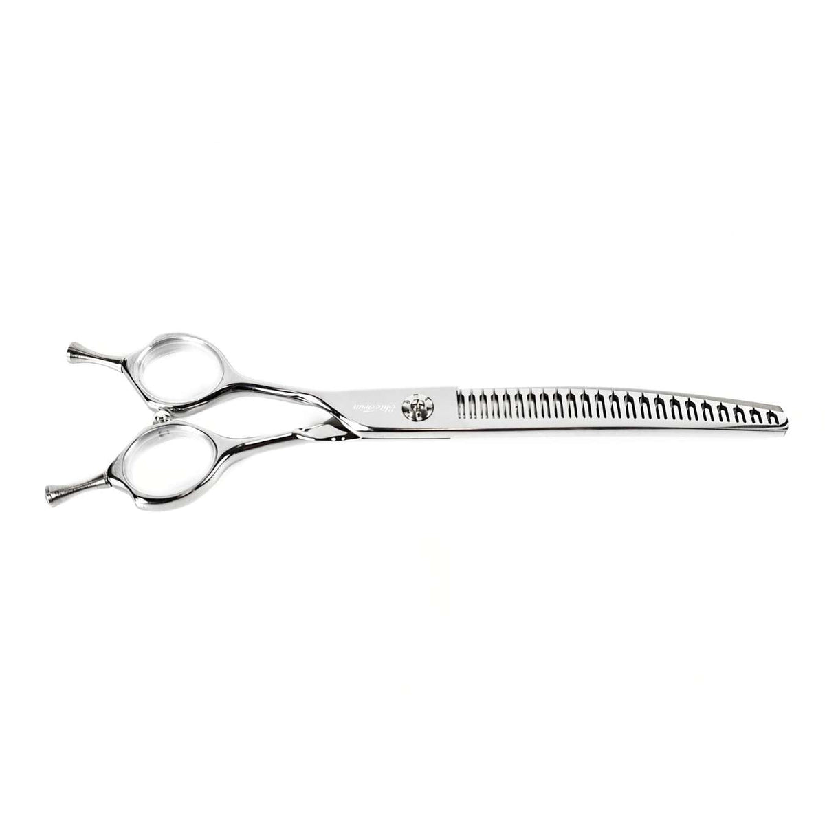 Curved Dog Grooming Eraser Shears Left-Handed