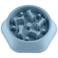 Slow Feeder Dog Bowl Blue
