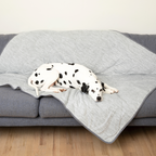 Cooling Waterproof Dog Blanket in Arctic Grey for Indoor Comfort and Furniture Protection, Two Sizes source image 11