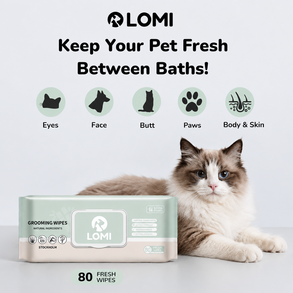 Bamboo Pet Grooming Wipes for Dogs and Cats, Aloe Vera and Chamomile Formula in Travel and Premium Packs source image 11