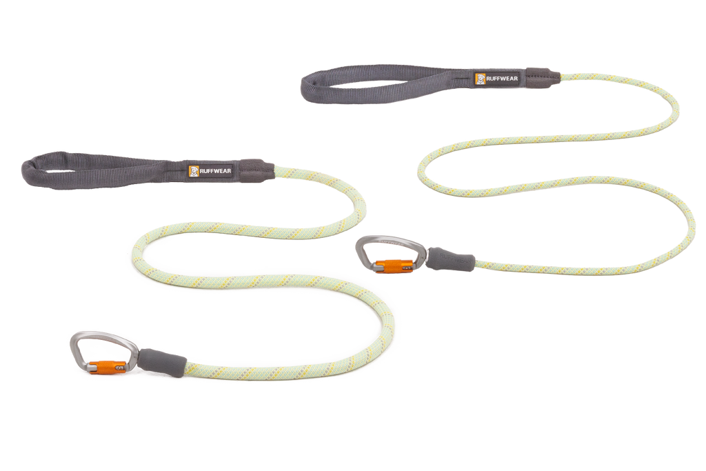 Reflective Rope Dog Leash for Everyday Walks, Auto-Locking Swivel Carabiner in Two Rope Diameters source image 11