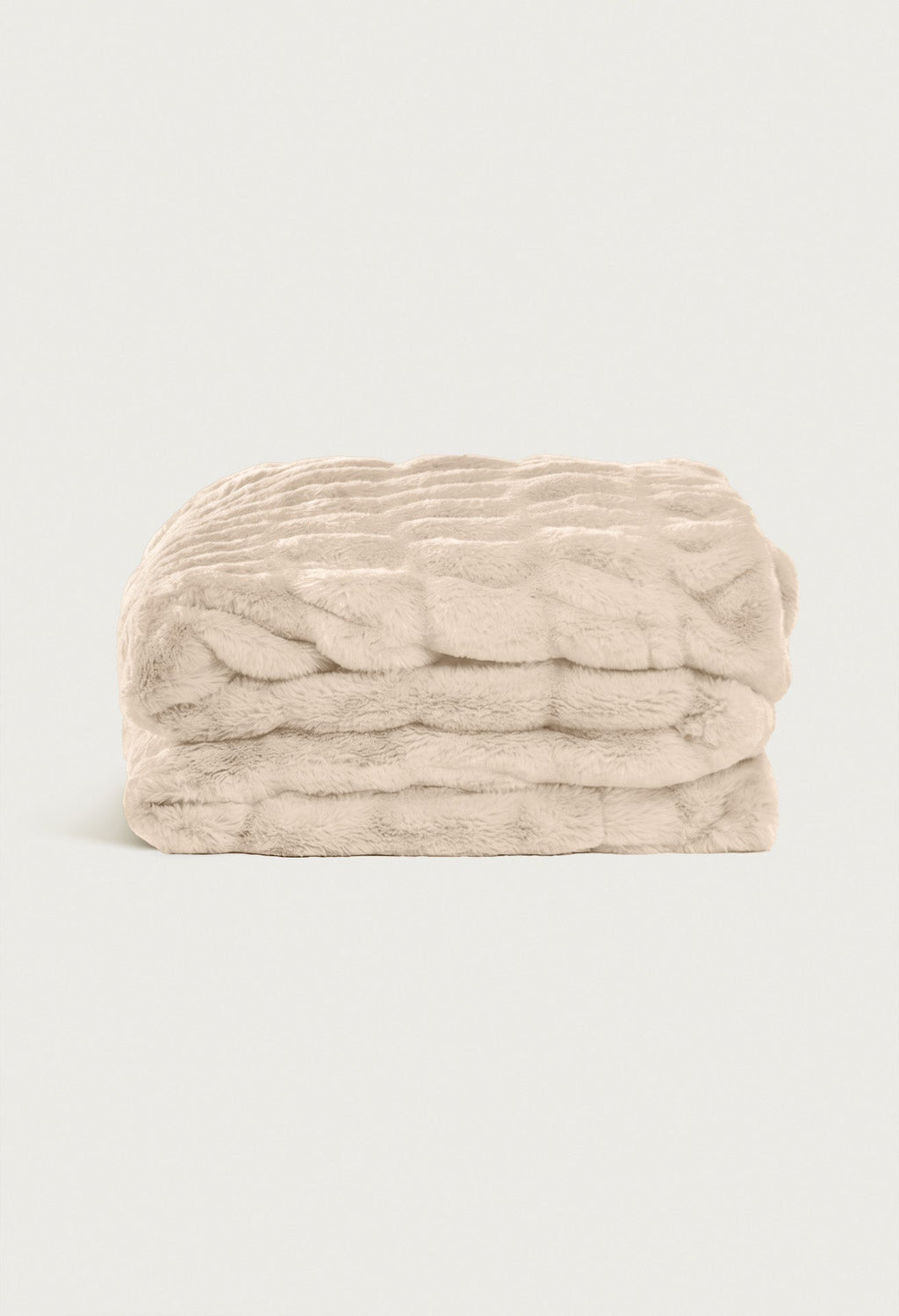 Ruched Faux-Fur Throw Blanket product image 11