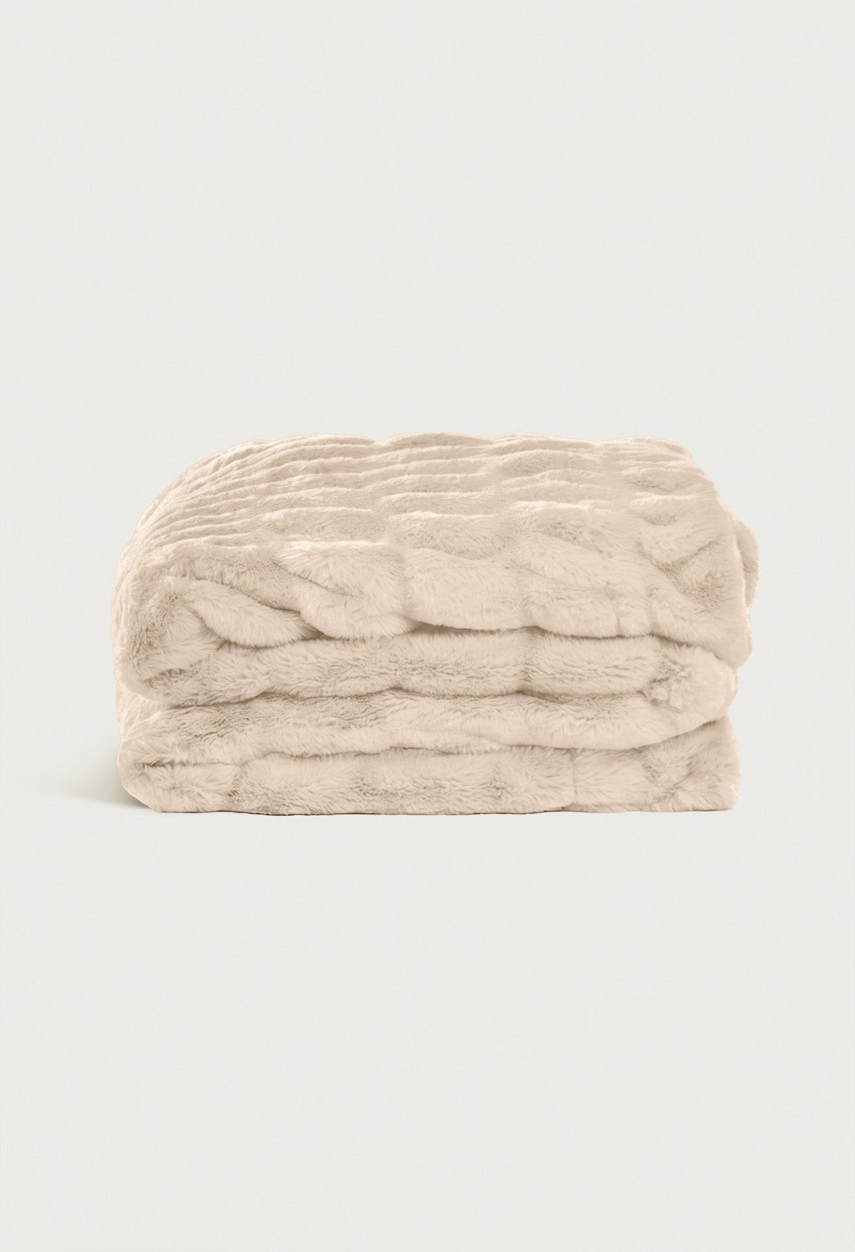 Ruched Faux-Fur Throw Blanket product image 11