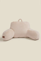 Plush Backrest Pillow Beige Bear