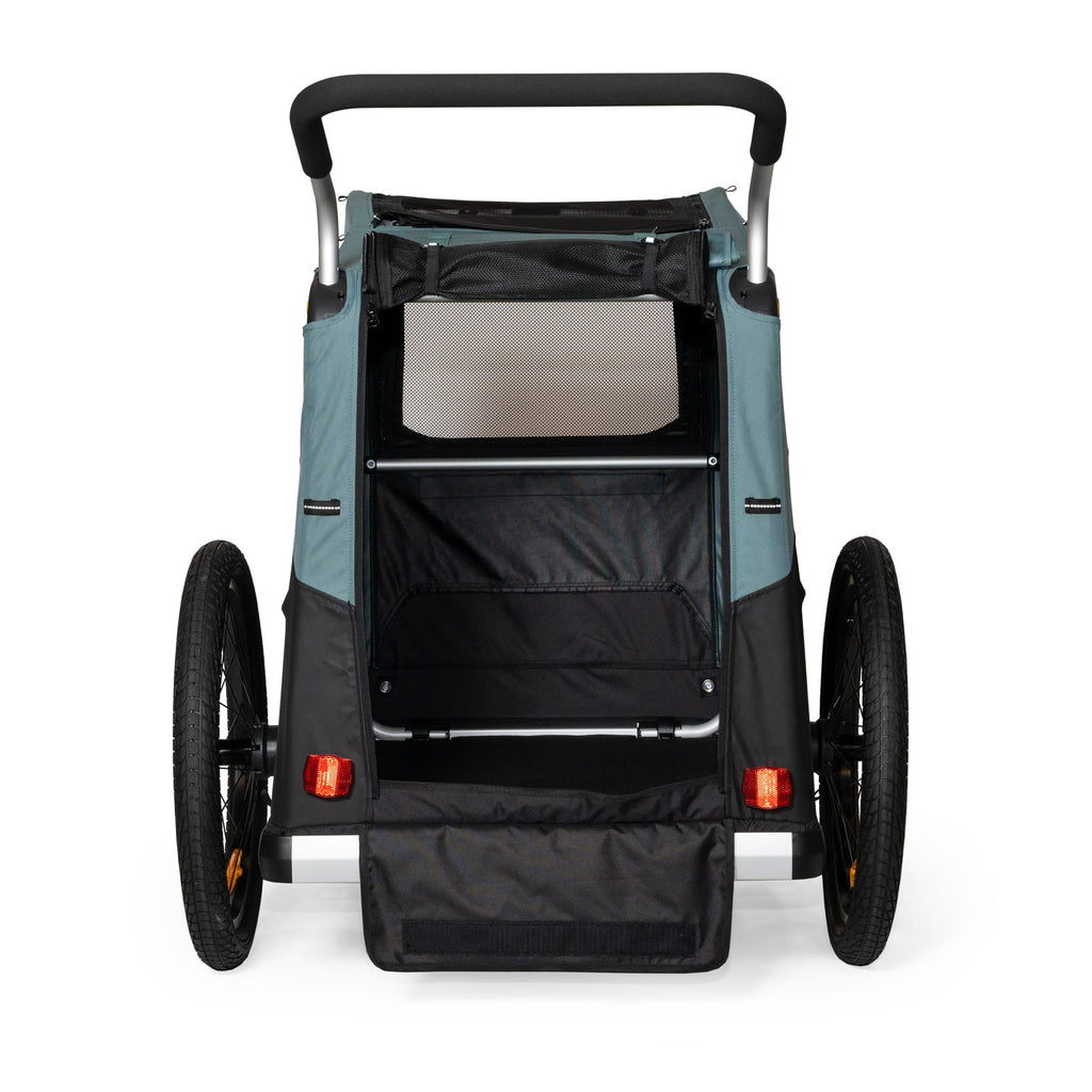 Convertible Dog Bike Trailer and Stroller for Medium or Large Dogs, Roll-Up Windows and 75- or 100-Lb Capacity source image 12