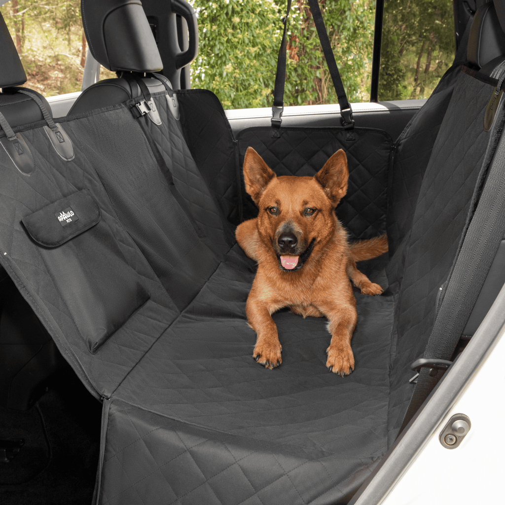 Waterproof Dog Car Seat Cover for Sedans, SUVs and Utes, Four-Way Layout for Left or Right Drive source image 12