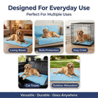 Self-Cooling Dog Mat in Three Crate-Friendly Sizes, Ice Silk Surface for Indoor, Car and Summer Rest source image 12