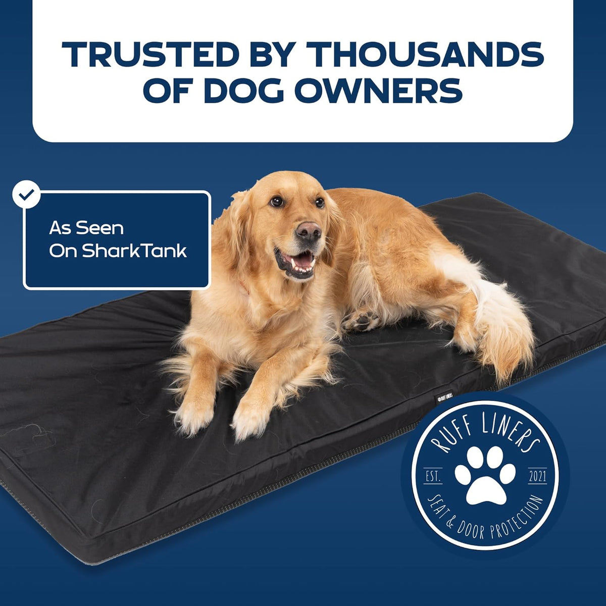 Travel Dog Bed for Cars and Trucks, Two-Inch Support Foam in Waterproof Washable Black or Gray Covers source image 12
