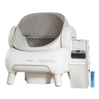 Open-Top Self-Cleaning Cat Litter Box, App-Connected Waste System with Safety Sensors for Cats up to 33 lb source image 12