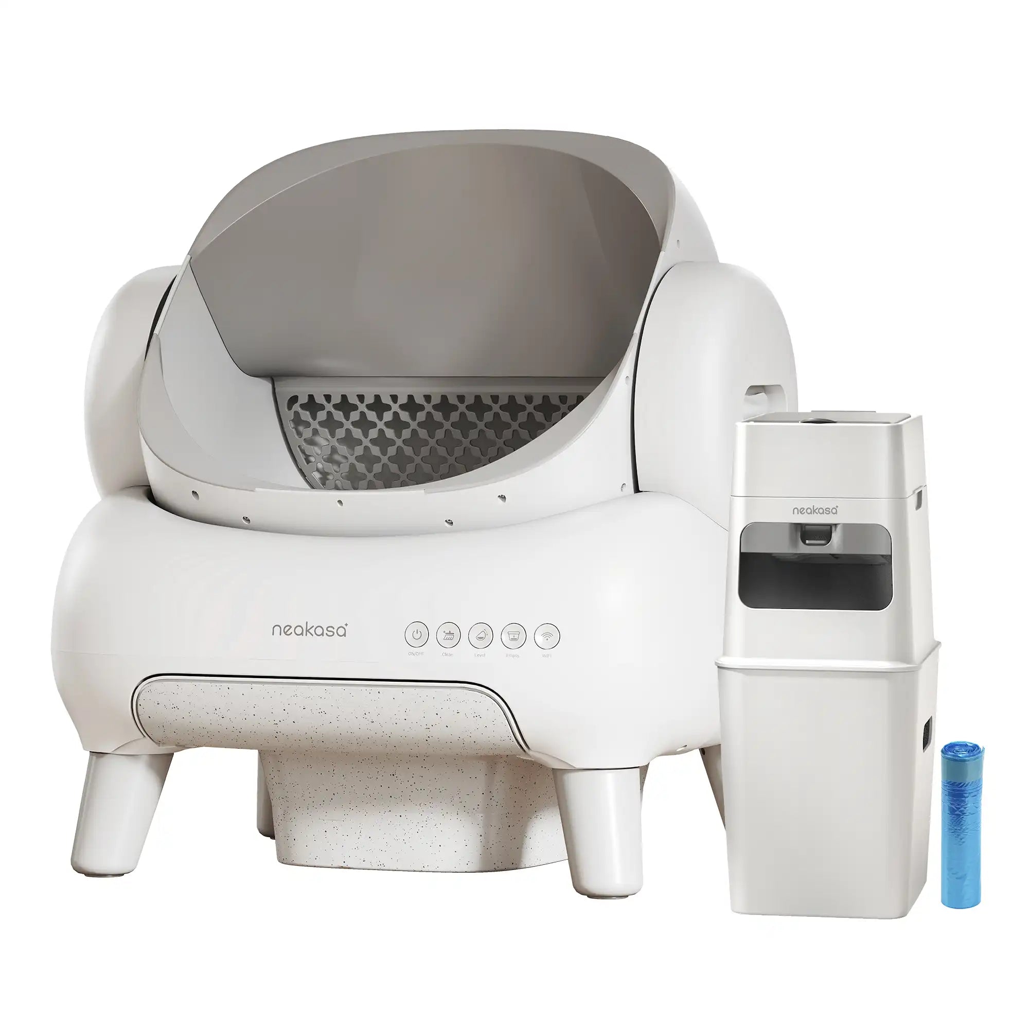 Open-Top Self-Cleaning Cat Litter Box, App-Connected Waste System with Safety Sensors for Cats up to 33 lb source image 12