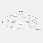 Nest-Shaped Cat Bed with Sculpted Foam Core and Faux Shearling Cover in Small, Wide or Two-Bed Set source image 12