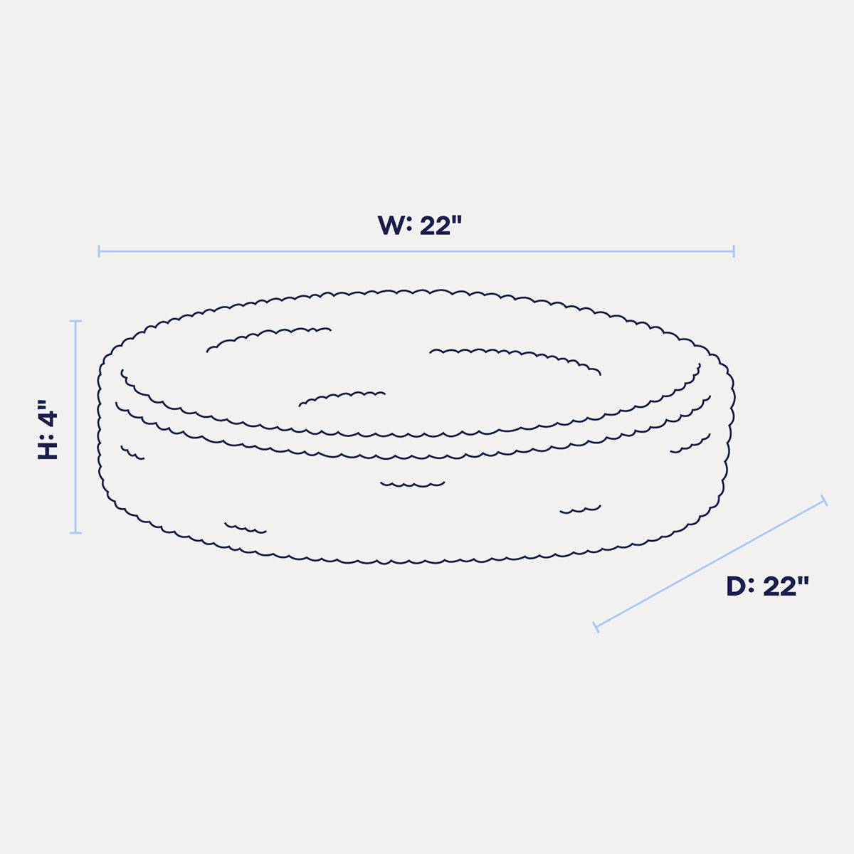 Nest-Shaped Cat Bed with Sculpted Foam Core and Faux Shearling Cover in Small, Wide or Two-Bed Set source image 12