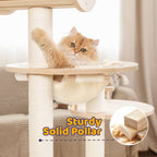 Transformable Cat Tree for Large Cats, Modular Tower with Hammock and Three Flexible Layouts for Multi-Cat Homes source image 12
