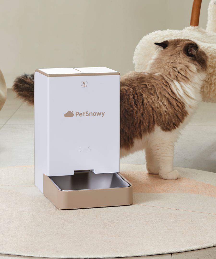 Automatic Cat Feeder, Anti-Clog 1.05-Gallon Dispenser Offering 10 Custom Feeding Schedules source image 13