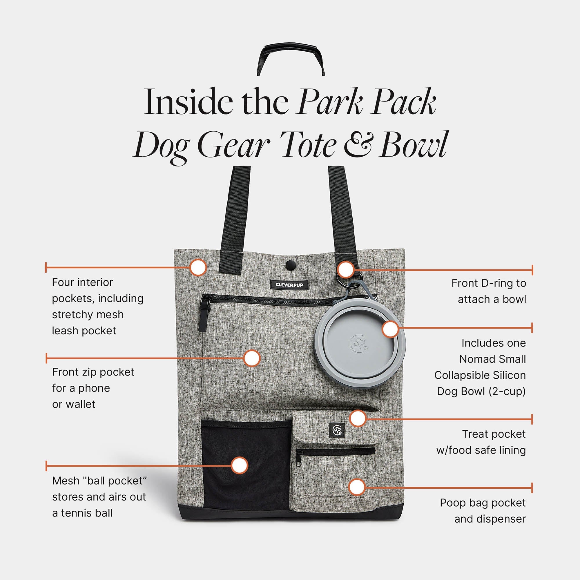 Dog Gear Tote Bag for Organized Park Trips and Travel, Designed in Four Everyday Colors for Daily Outings source image 13