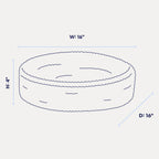 Nest-Shaped Cat Bed with Sculpted Foam Core and Faux Shearling Cover in Small, Wide or Two-Bed Set source image 13
