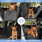 Waterproof Dog Car Seat Cover for Sedans, SUVs and Utes, Four-Way Layout for Left or Right Drive source image 13