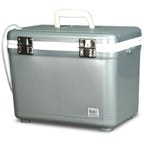 13-Quart Live Bait Cooler and USB-C Rechargeable Aerator, Stainless-Hardware Fishing Box with Carry Strap source image 14