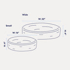 Nest-Shaped Cat Bed with Sculpted Foam Core and Faux Shearling Cover in Small, Wide or Two-Bed Set source image 14