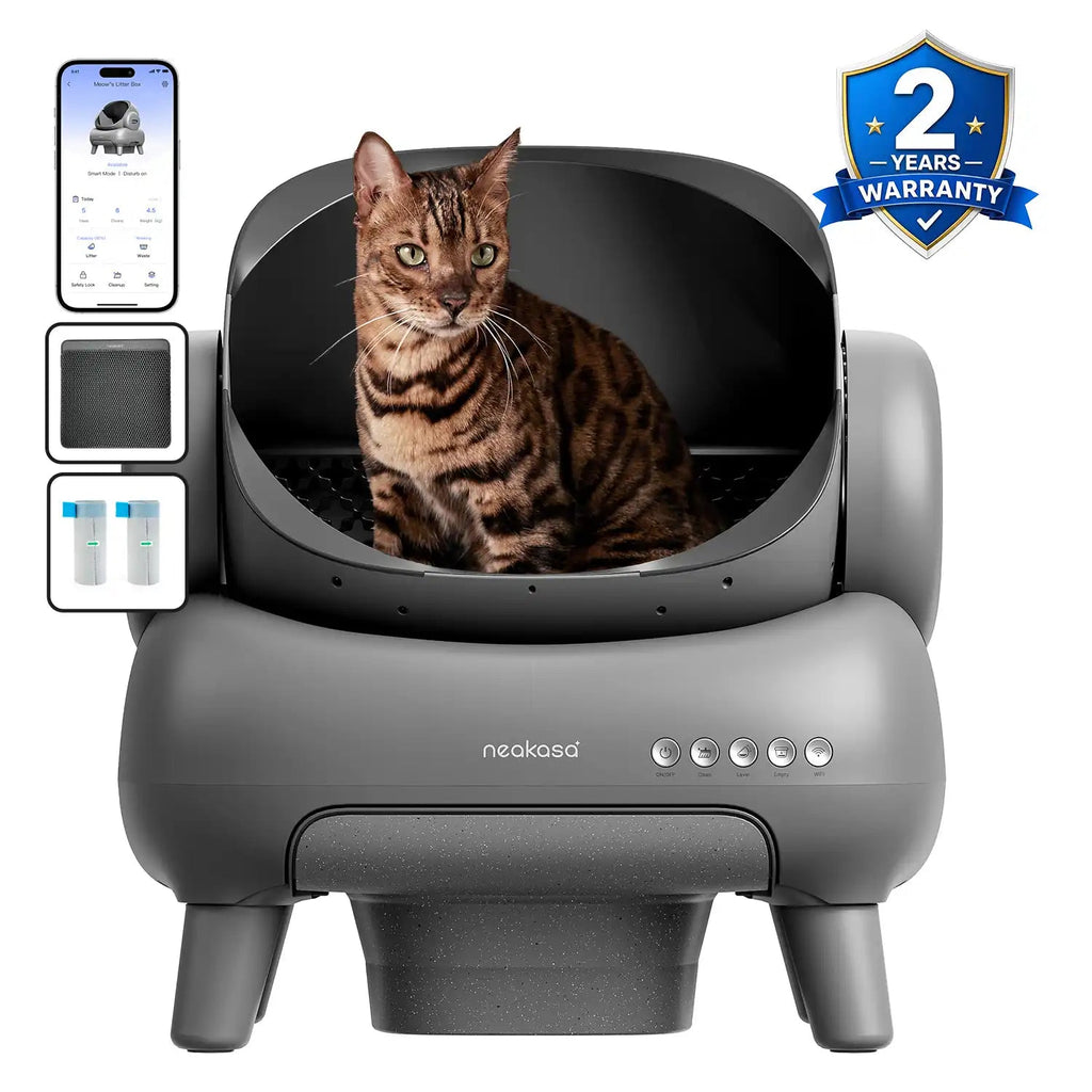 Open-Top Self-Cleaning Cat Litter Box, App-Connected Waste System with Safety Sensors for Cats up to 33 lb source image 14