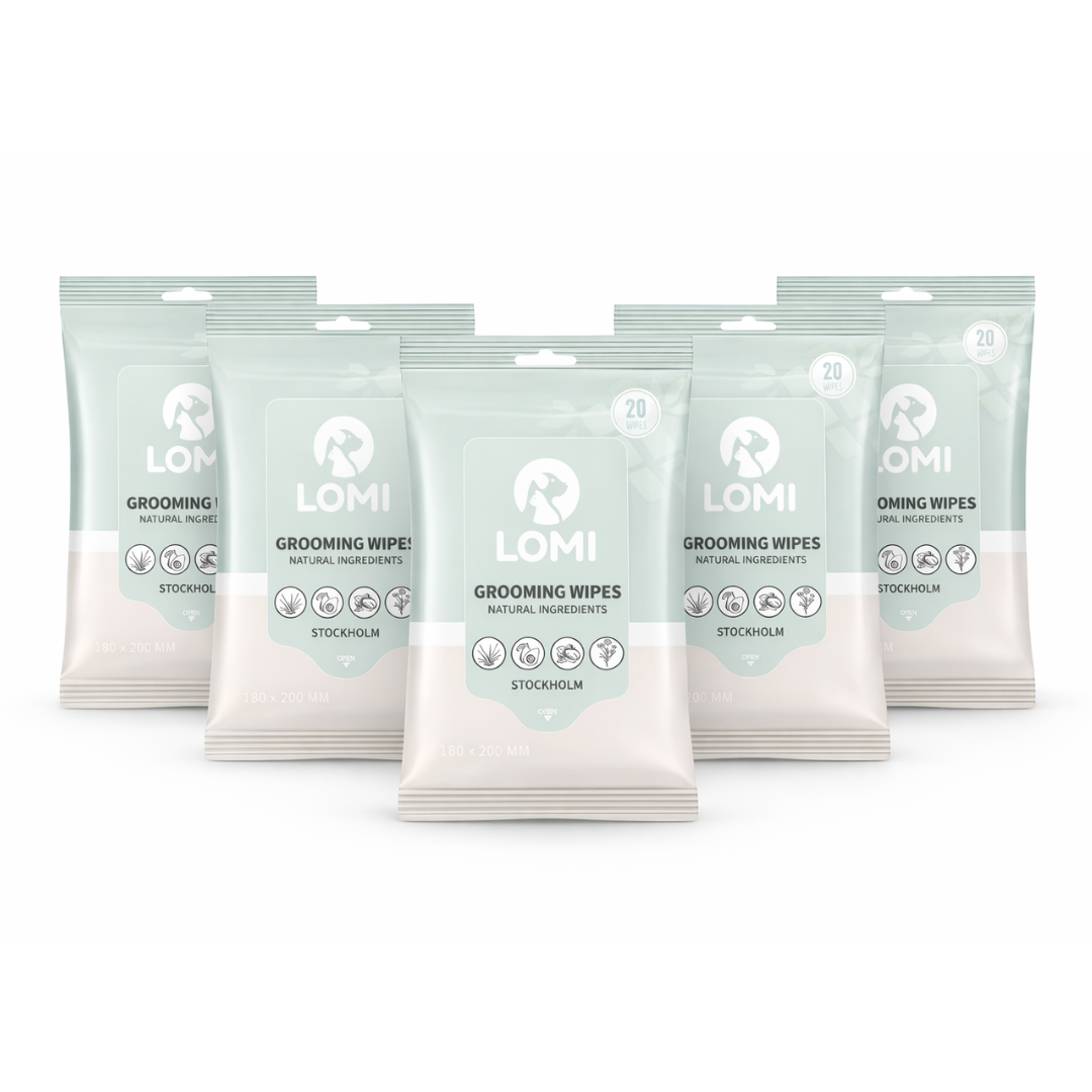 Bamboo Pet Grooming Wipes for Dogs and Cats, Aloe Vera and Chamomile Formula in Travel and Premium Packs source image 14