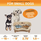 Elevated Mess-Proof Pet Feeding Station, Spill-Containment Design and Dishwasher-Safe Stainless Steel Bowls source image 14