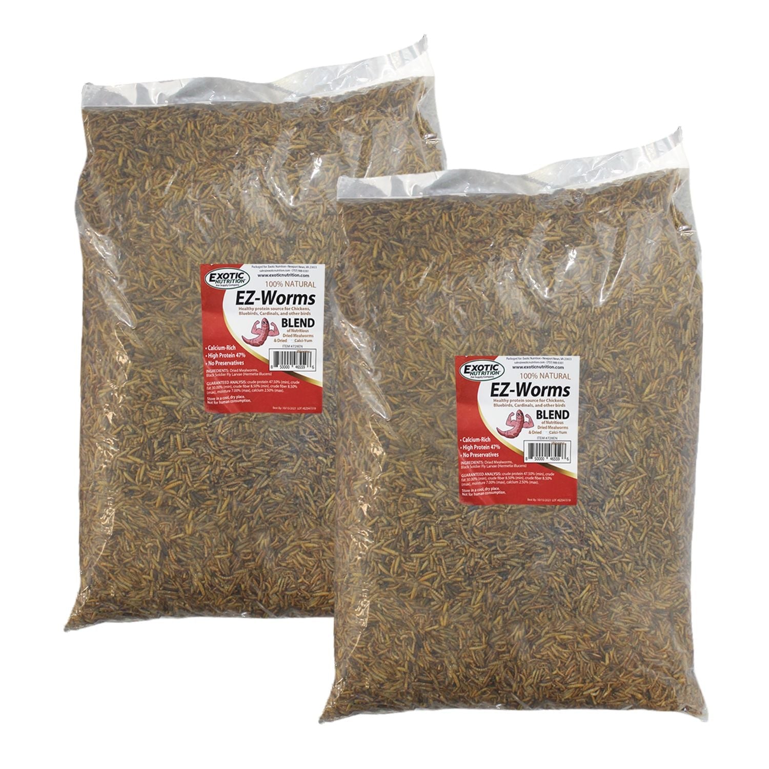 Dried Insect Poultry Feed, Mealworm and BSFL Foraging Supplement in Four Bulk Sizes for Chickens and Ducks source image 14