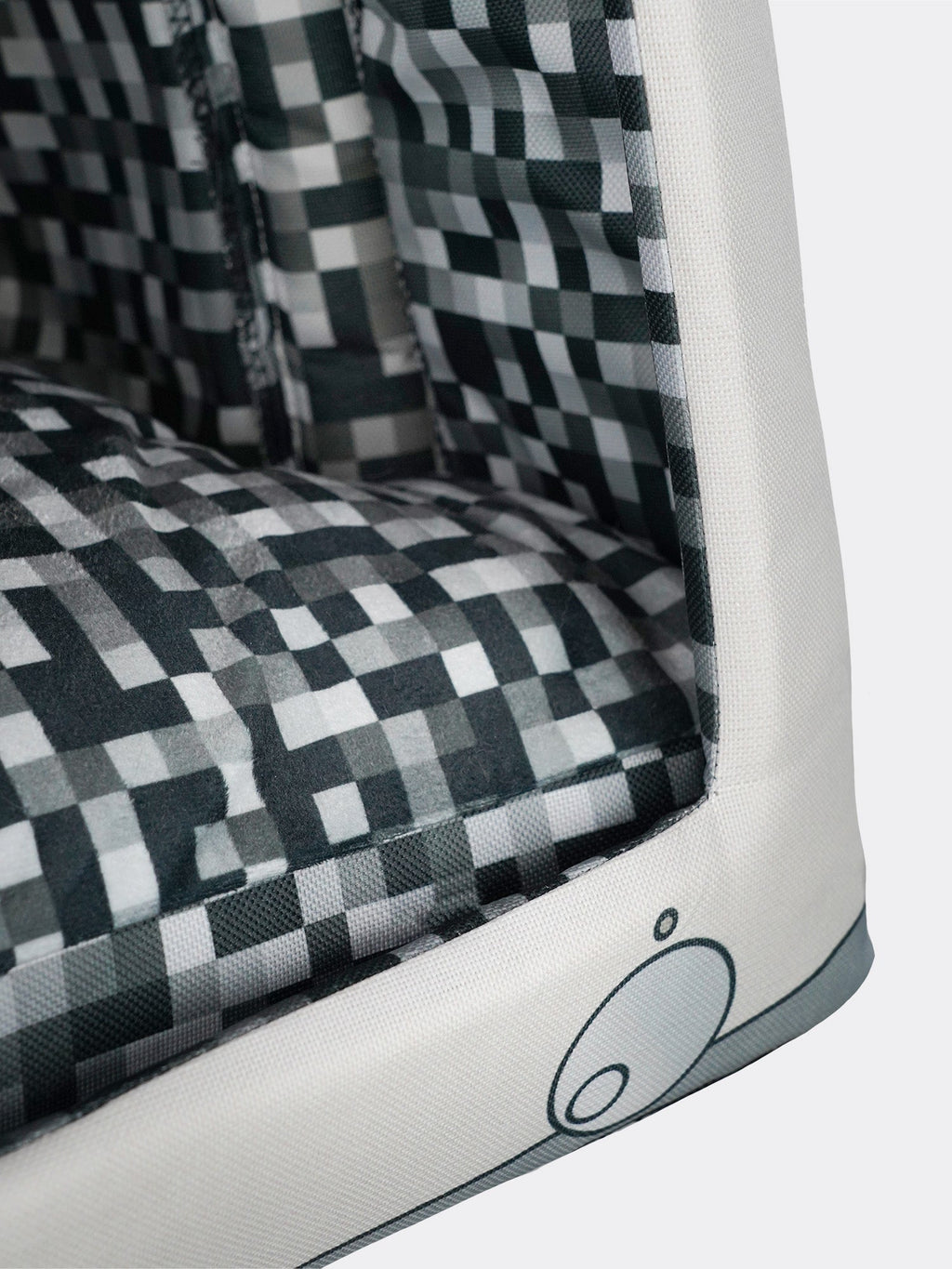 Retro Monitor Pet Cave Bed for Cats and Small Dogs, Dual-Texture Cushion and Washable Zipper Cover source image 15