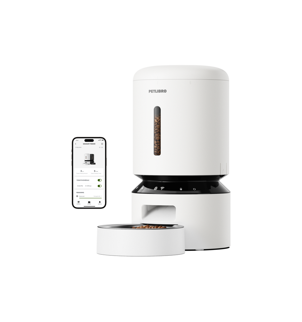 WiFi Automatic Pet Feeder, 5 Liter Timed Food Dispenser with App Scheduling and Single or Dual Bowls source image 15