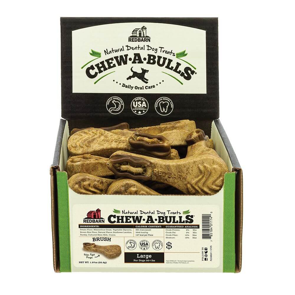 Dental Brush Chews for Dogs, Ridged Limited-Ingredient Treats in Small or Large Packs for Daily Oral Care source image 15