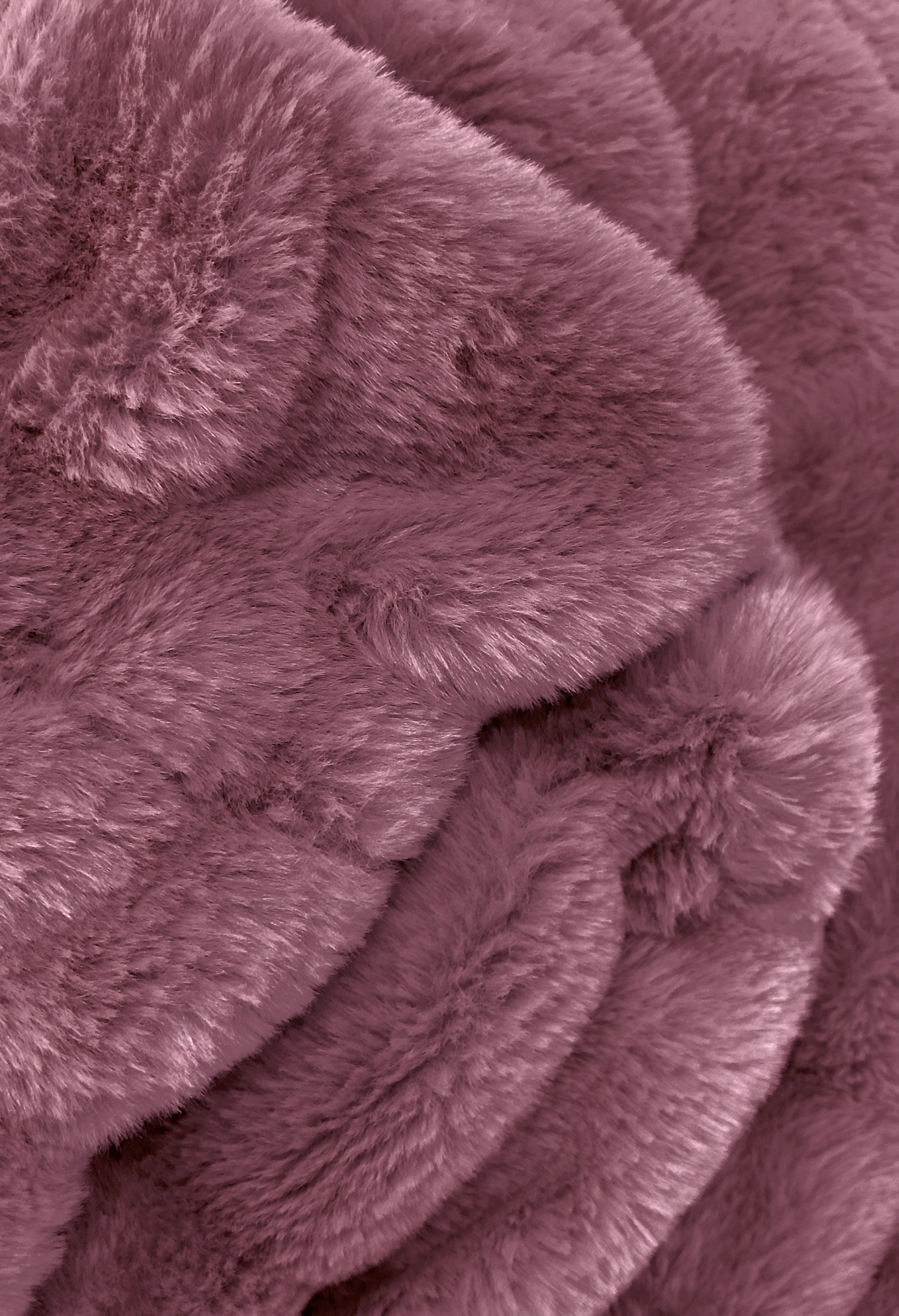 Ruched Faux-Fur Throw Blanket product image 15