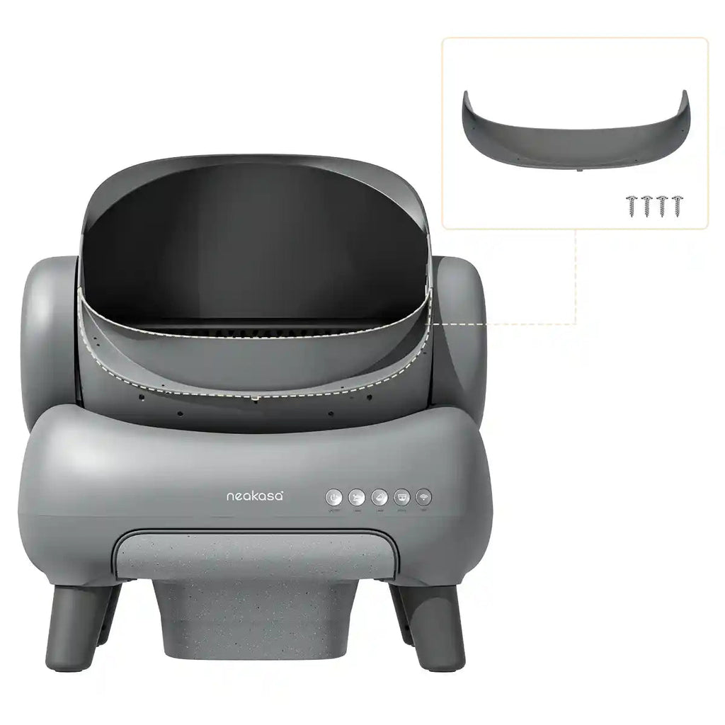 Open-Top Self-Cleaning Cat Litter Box, App-Connected Waste System with Safety Sensors for Cats up to 33 lb source image 16