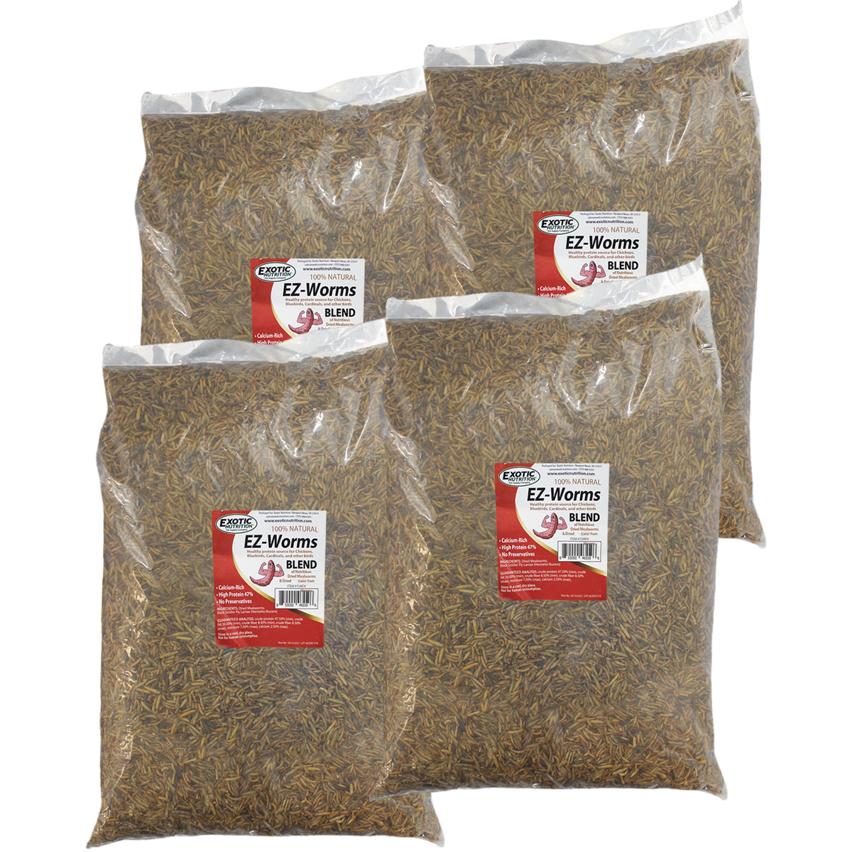 Dried Insect Poultry Feed, Mealworm and BSFL Foraging Supplement in Four Bulk Sizes for Chickens and Ducks source image 16