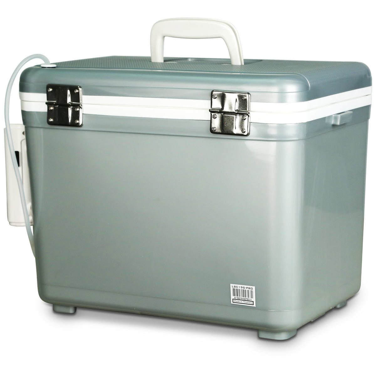 19 Quart Live Bait Cooler, USB-C Rechargeable Aerator and Stainless Hardware for Fishing Trips source image 16