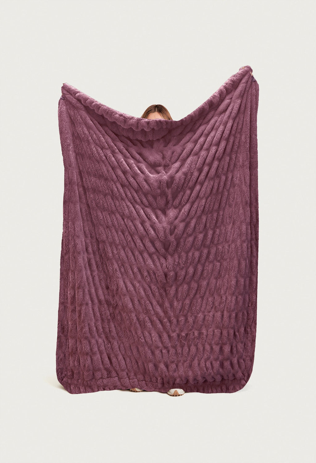 Ruched Faux-Fur Throw Blanket product image 16