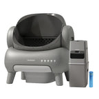 Open-Top Self-Cleaning Cat Litter Box, App-Connected Waste System with Safety Sensors for Cats up to 33 lb source image 17