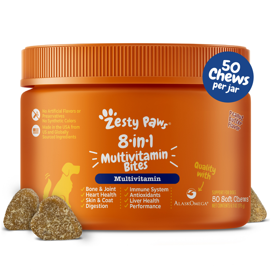 8-in-1 Dog Multivitamin Soft Chews 50 Chews / Peanut Butter
