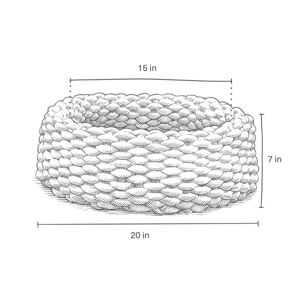 Handwoven Cat Nest Bed, Adjustable Velvety Knotted Design in Five Neutral and Earth-Tone Colors source image 18