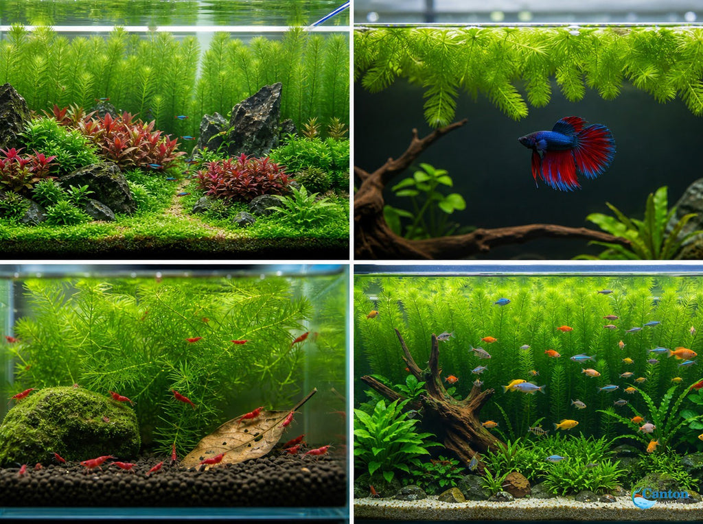 Live Hornwort Aquarium Plant Bunches for Floating or Planted Freshwater Tanks, Packs of Three or Six source image 18