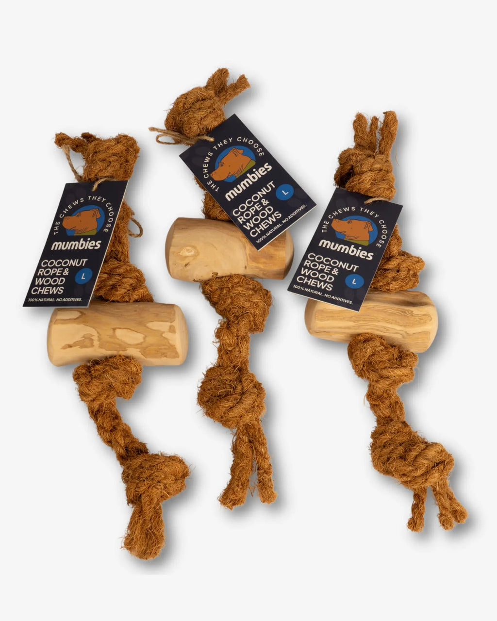 Coconut Rope and Coffee Wood Dog Chew Toy product image 16