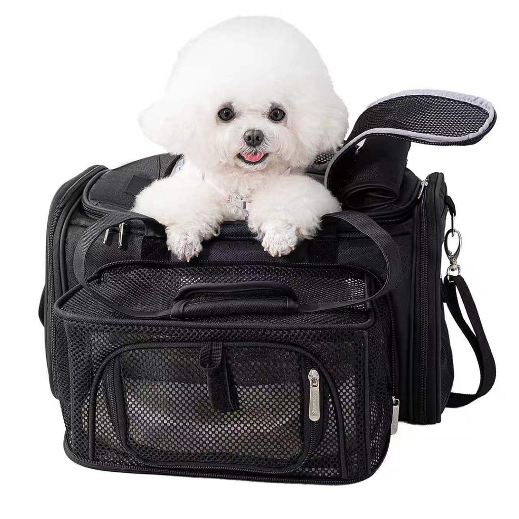 Expandable Soft-Sided Airline Pet Carrier, Two-Inch Taller Cabin for Ventilated and Secure Travel source image 19