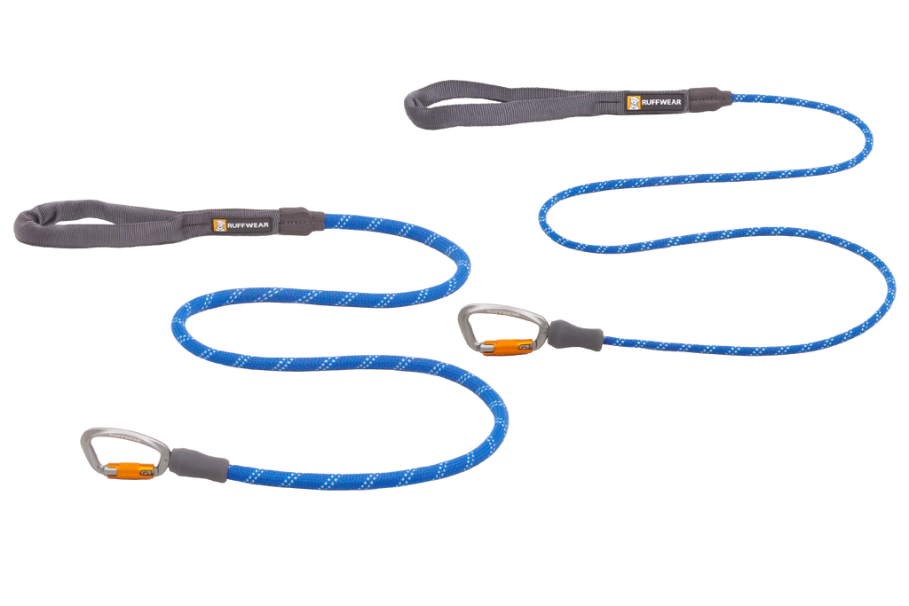 Reflective Rope Dog Leash for Everyday Walks, Auto-Locking Swivel Carabiner in Two Rope Diameters source image 19