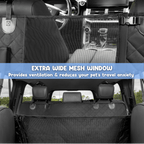 Waterproof Dog Car Seat Cover for Sedans, SUVs and Utes, Four-Way Layout for Left or Right Drive source image 19