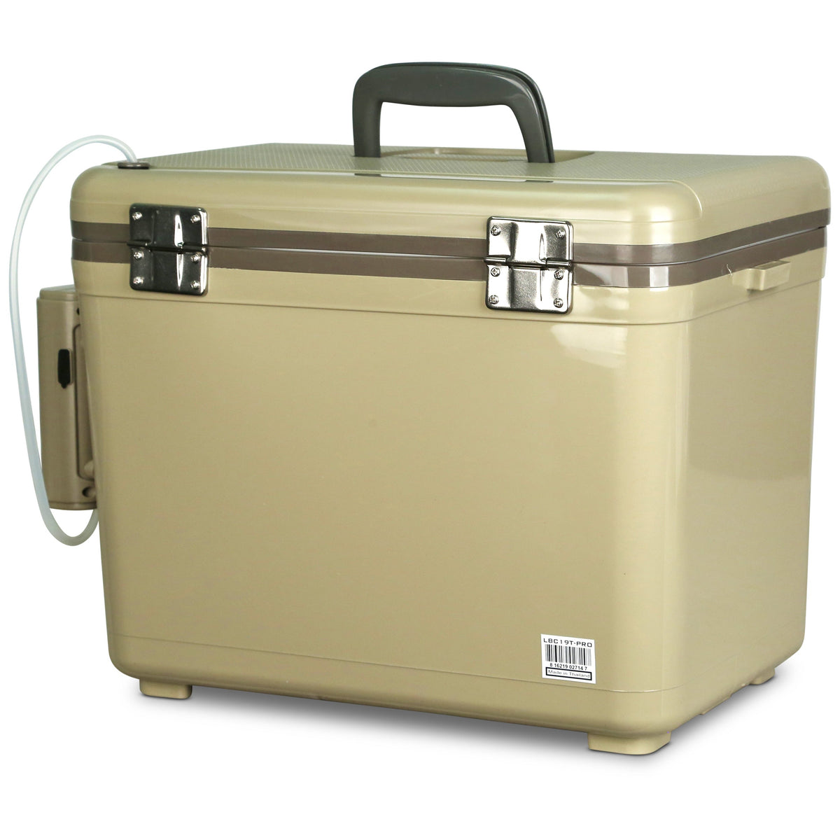 19 Quart Live Bait Cooler, USB-C Rechargeable Aerator and Stainless Hardware for Fishing Trips source image 19