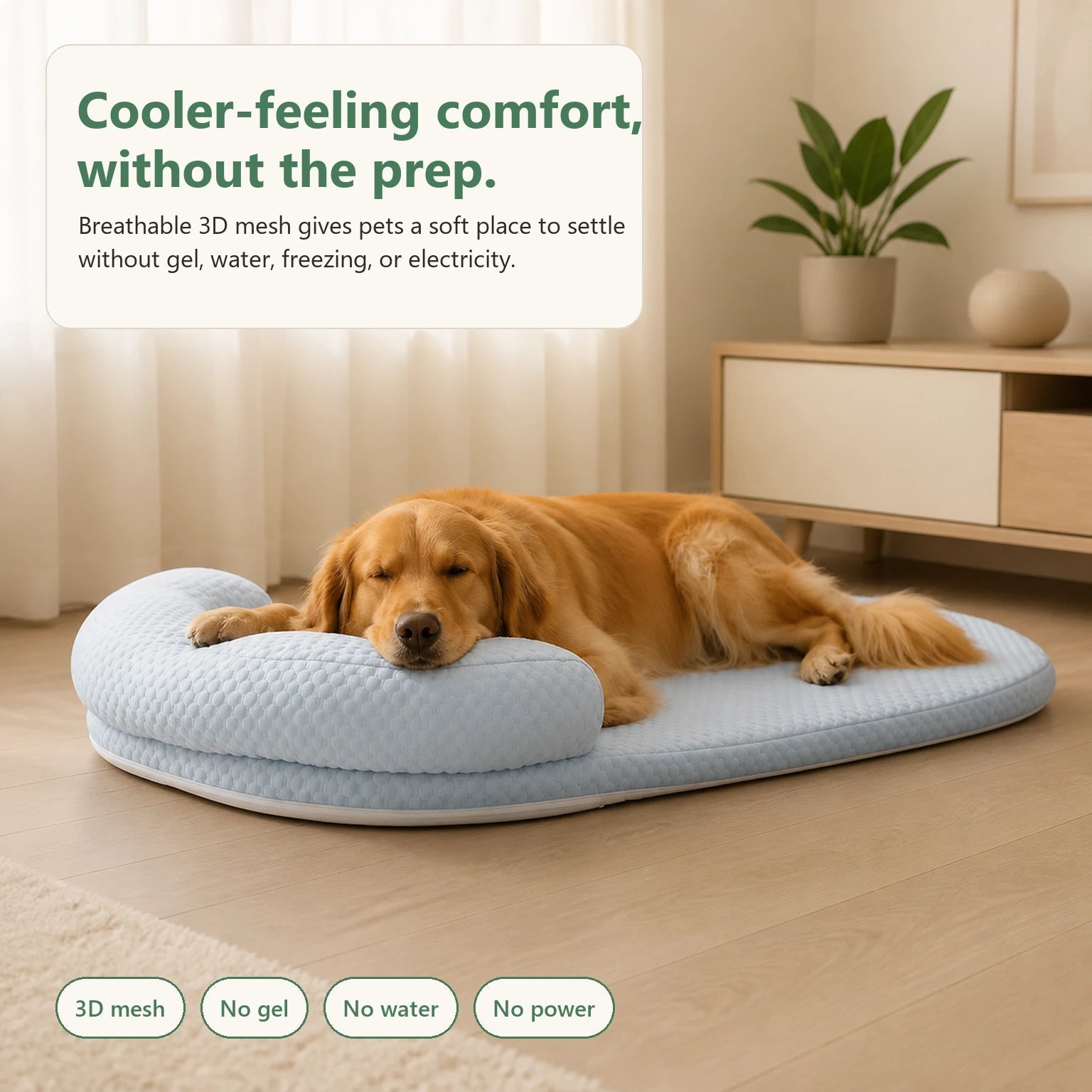 Breathable 3D-Mesh Cooling Pet Bed product image 18